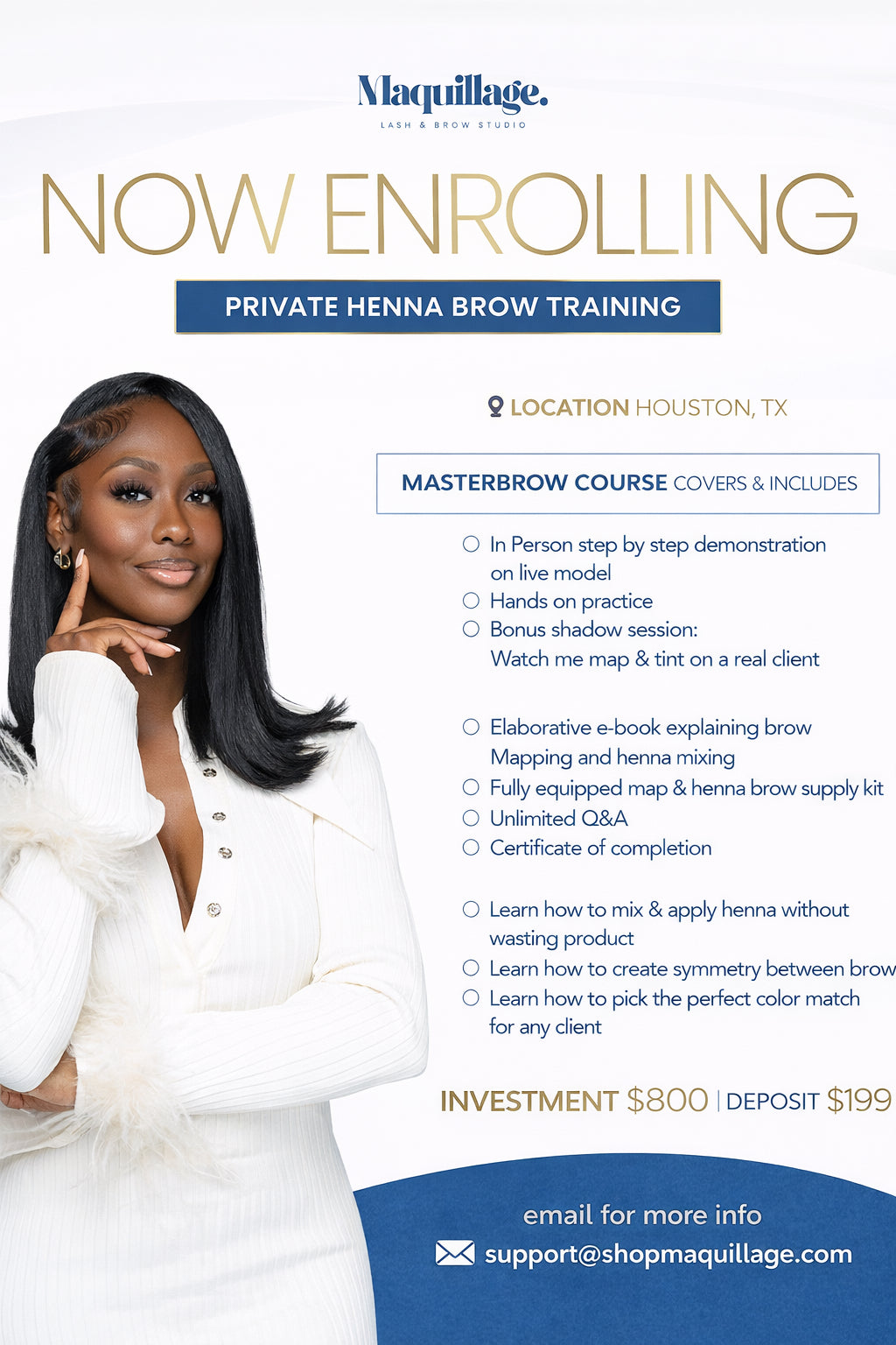 Private Henna Brow Training (Houston, TX)